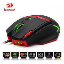 Charger l&#39;image dans la galerie, Redragon mammouth M801 USB souris de jeu 16400 DPI 10 boutons ergonomique Programmable pour ordinateur de bureau souris Gamer LOL PC